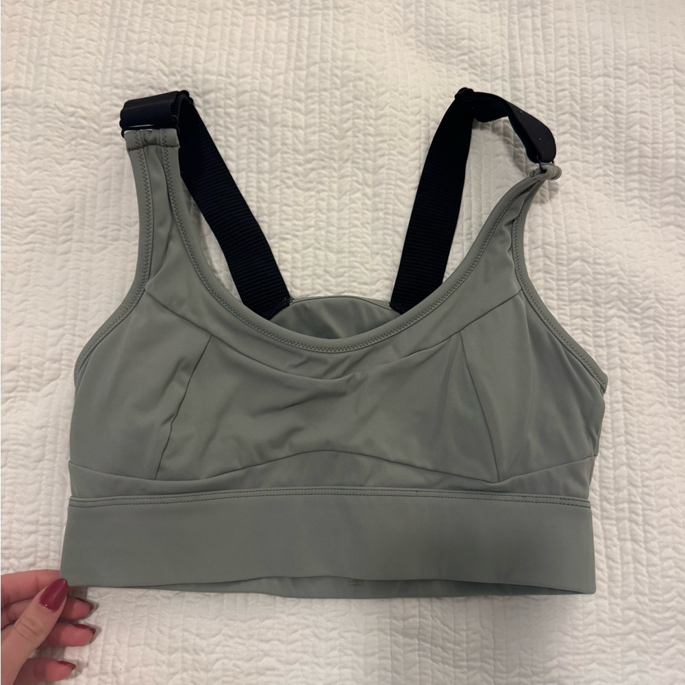Varley Olive Sports Bra
